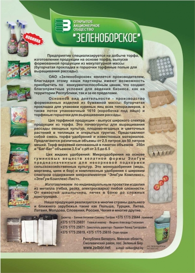 Зеленоборское, ОАО